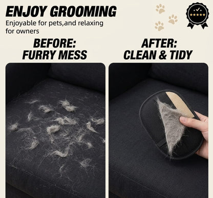 Portable Home Pet Hair Removal Gloves