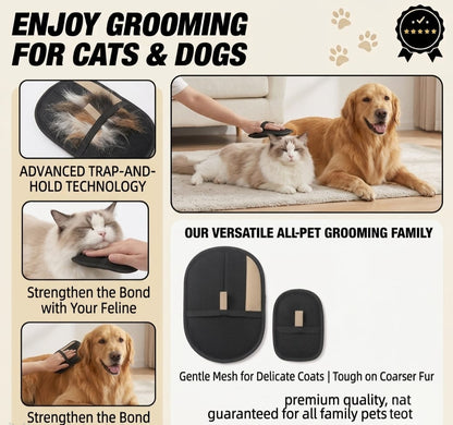 Portable Home Pet Hair Removal Gloves